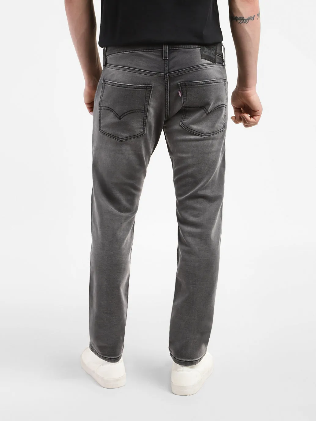 Men's 65504 Grey Skinny Fit Mid Rise Jeans