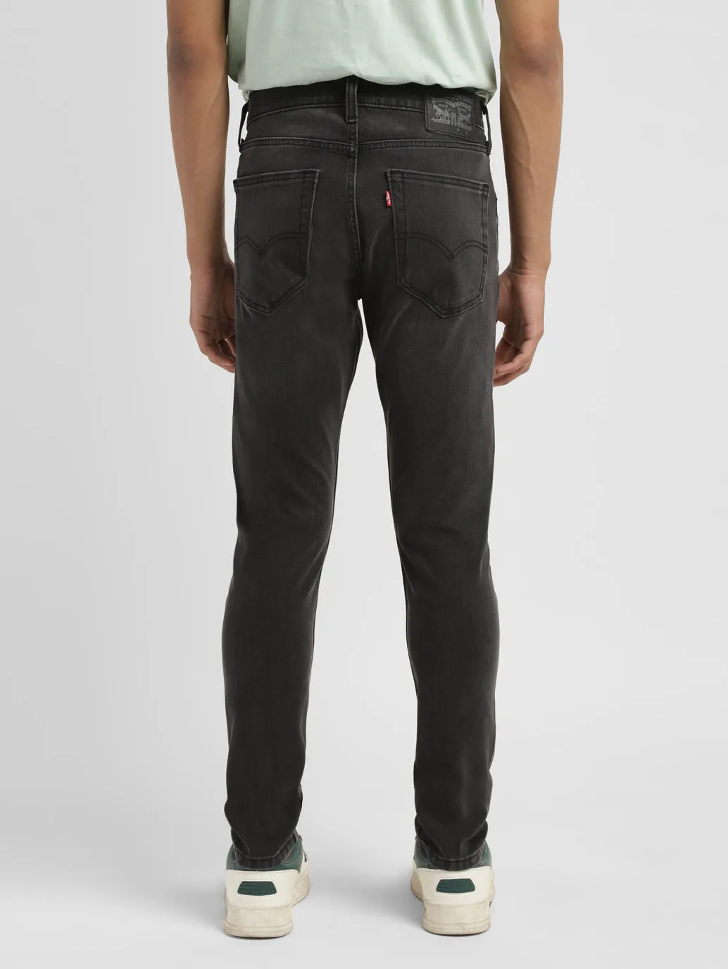 Men's 655'04 Grey Skinny Fit Mid Rise Jeans