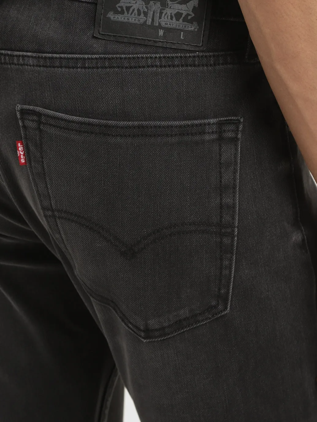 Men's 655'04 Grey Skinny Fit Mid Rise Jeans