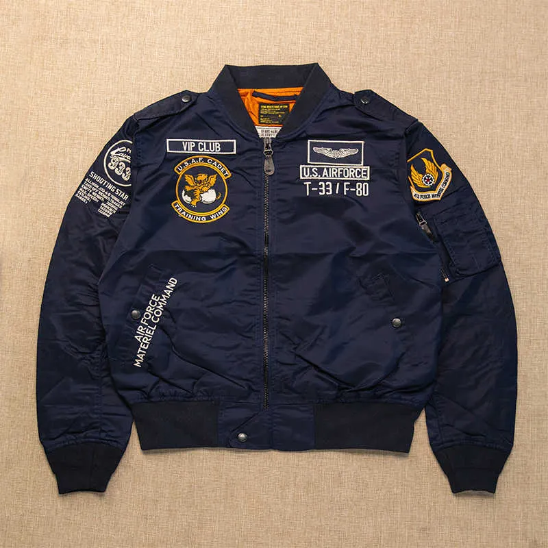 Men's Bomber Jacket MA-01 Plus-size