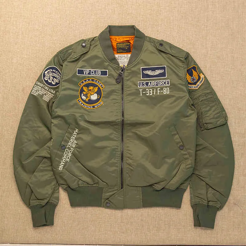 Men's Bomber Jacket MA-01 Plus-size