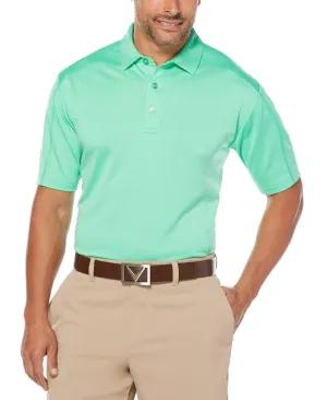 Mens Denim Jacquard Polo