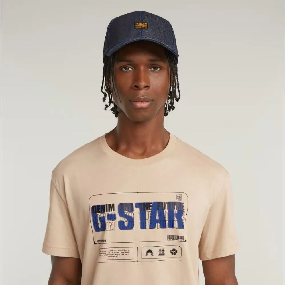 Men's Flyer Graphic T-Shirt, Beige