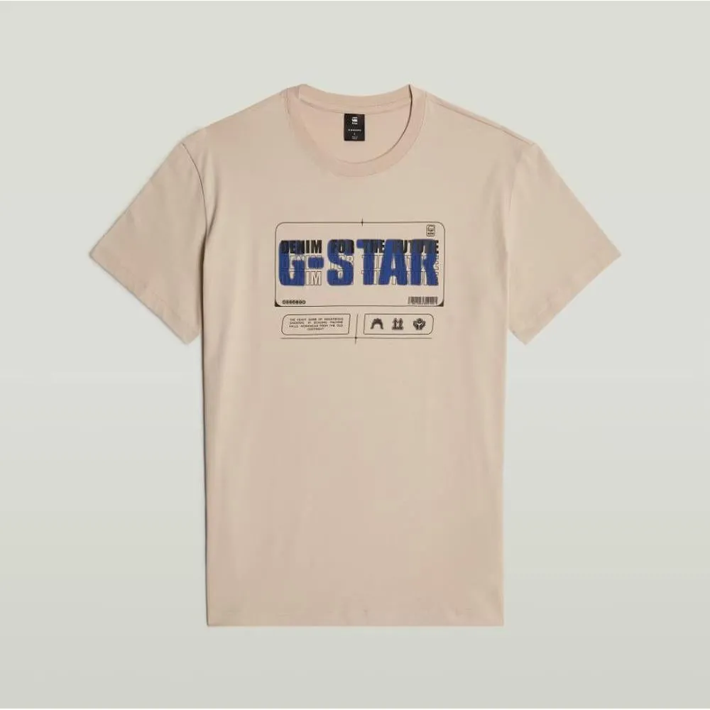 Men's Flyer Graphic T-Shirt, Beige