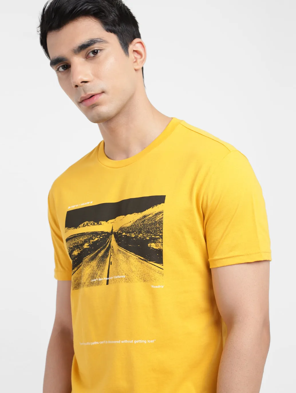 Men's Graphic Print Regular Fit T-shirt