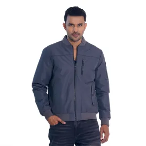 Mens Grey Bomber Jacket