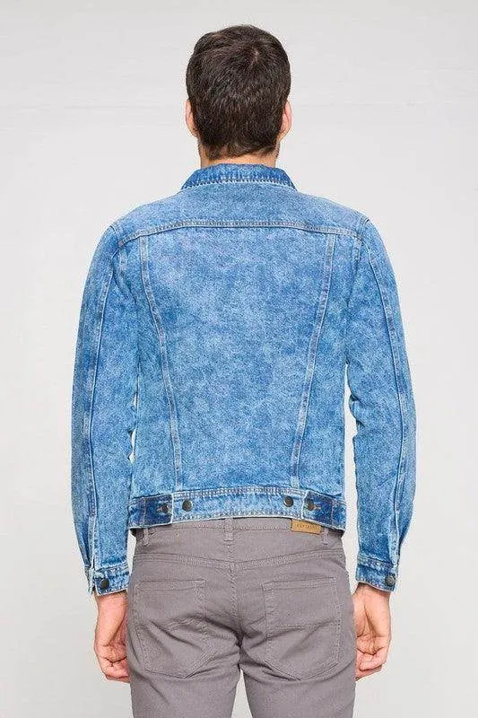 Mens Plus Size Denim Jean Jackets