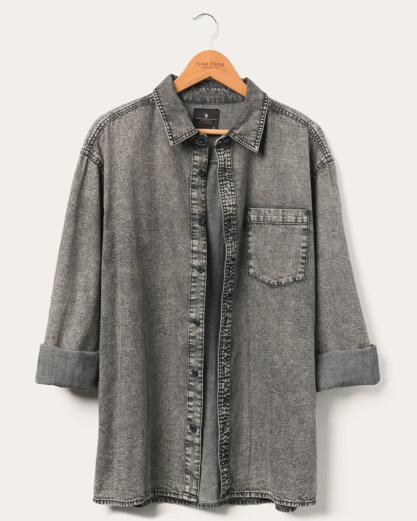 Men's Randell Oversized Denim Twill Shirt