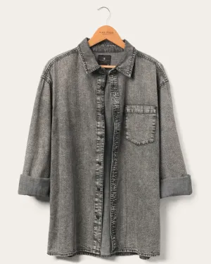 Men's Randell Oversized Denim Twill Shirt