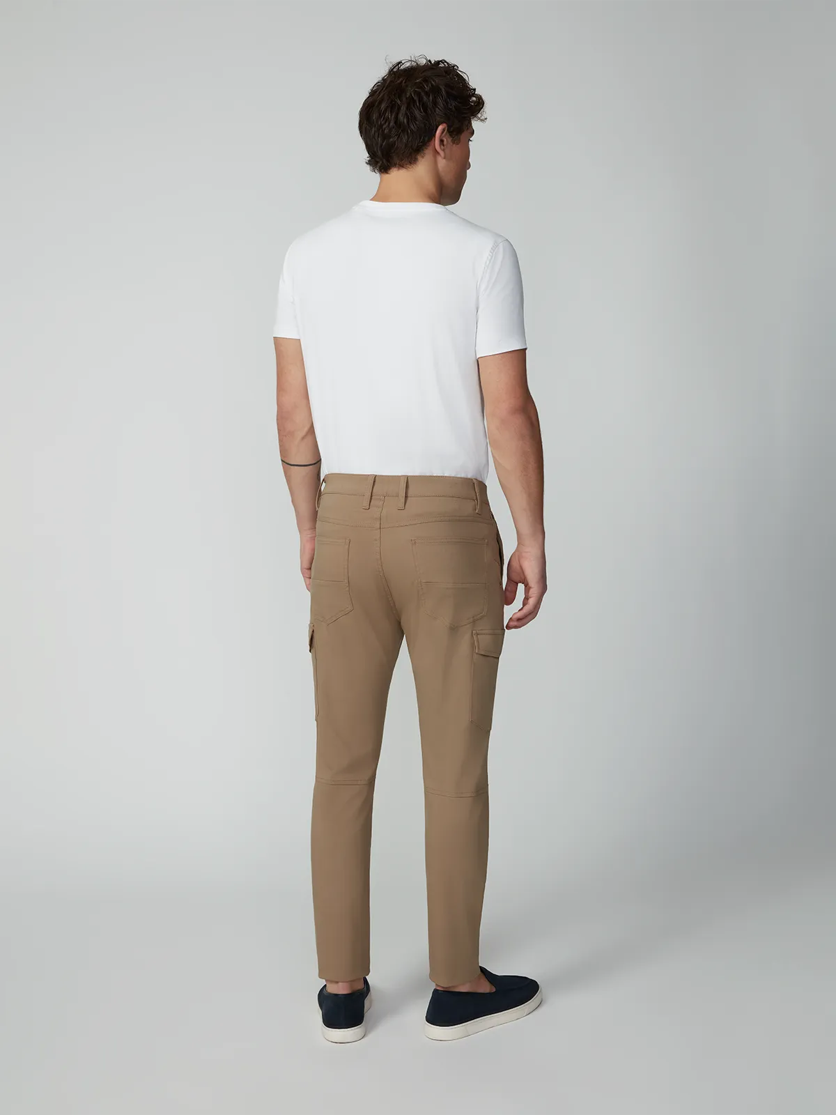 Men's Solid Bungee Cargo Pant