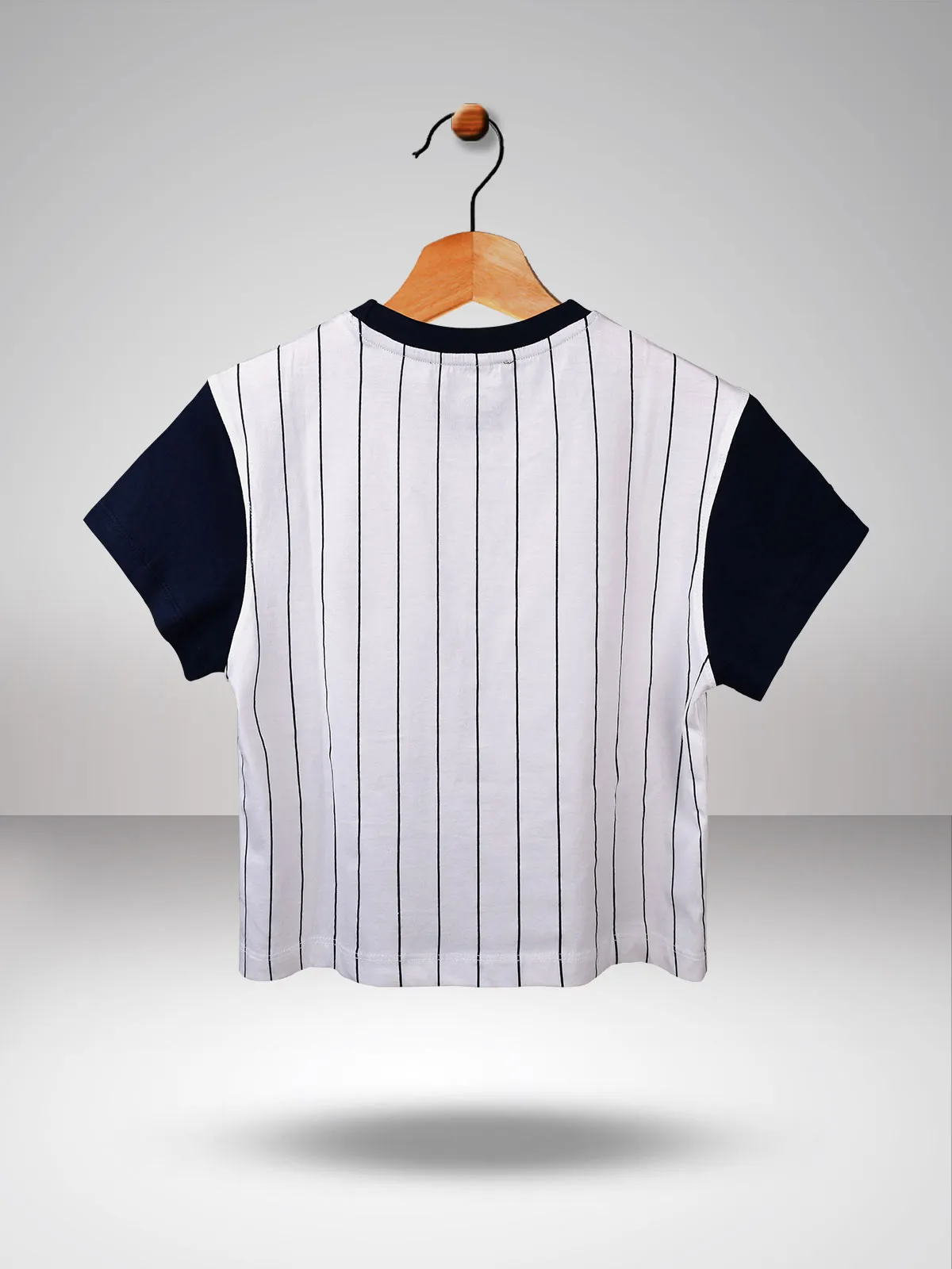 MI: Women's Varsity Crop Top - White