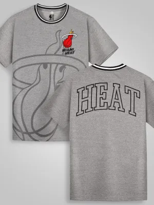 Miami Heat: Oversized Textured T Shirt