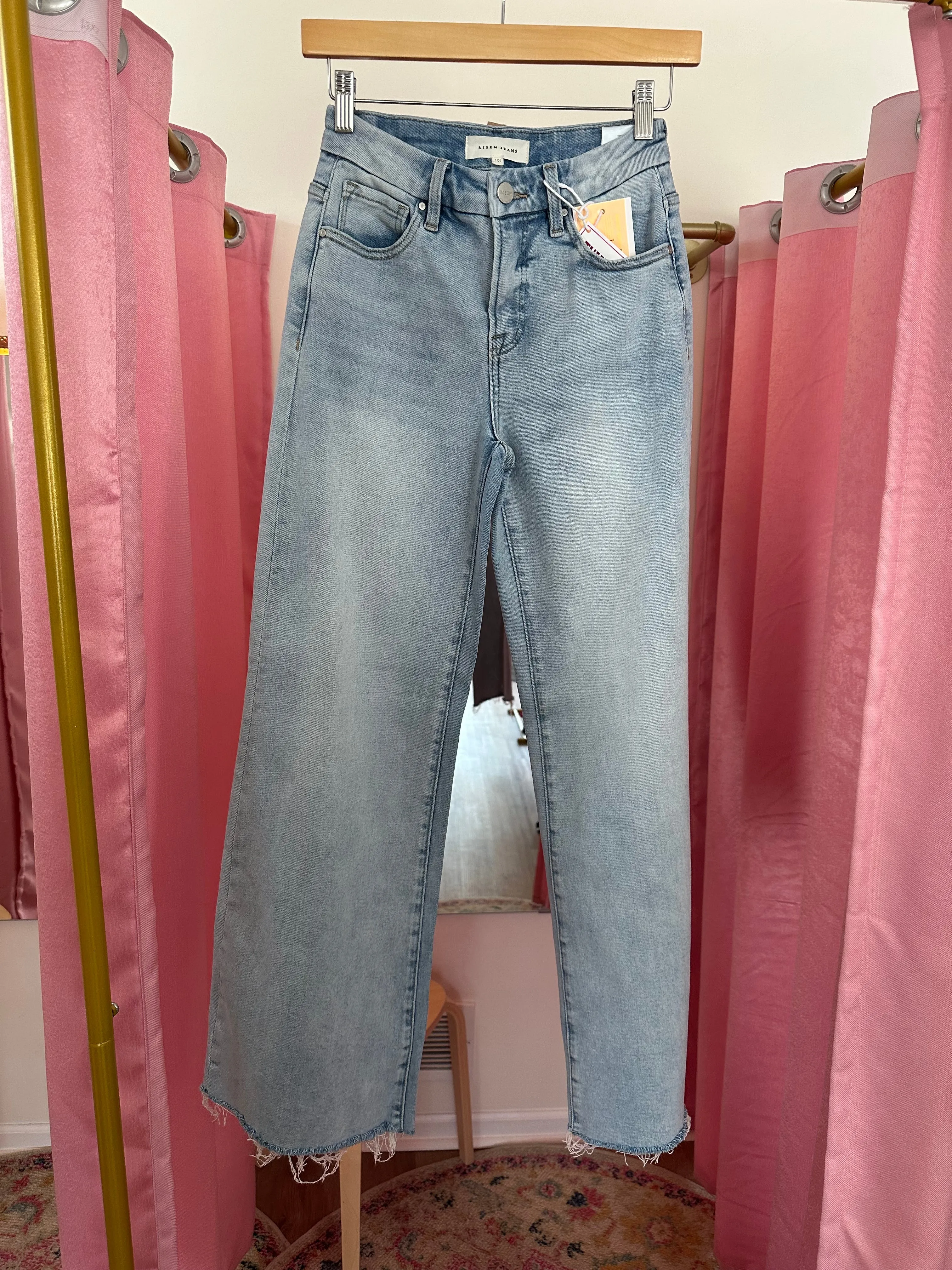 “Michelle” Mid Rise Denim
