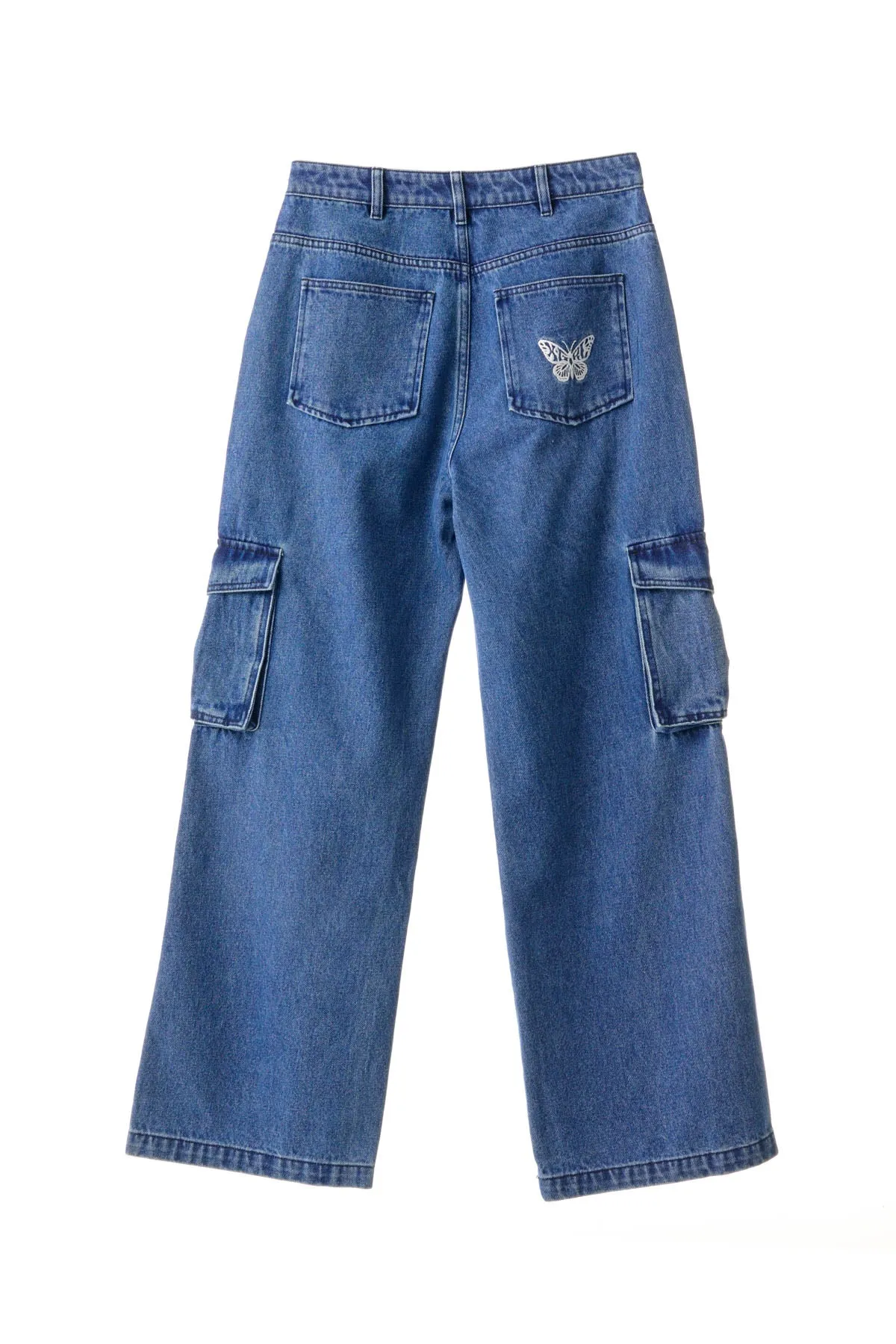 MILLS DRILL CARGO PANT - Indigo