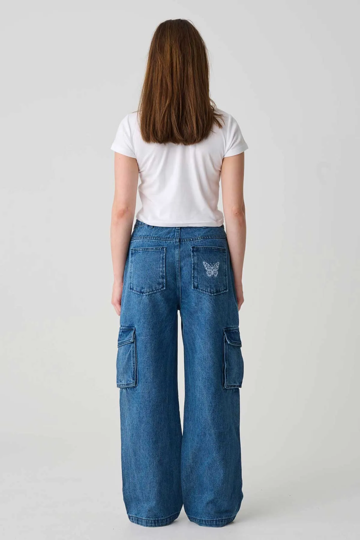 MILLS DRILL CARGO PANT - Indigo