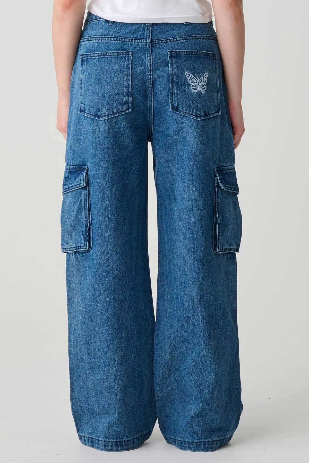 MILLS DRILL CARGO PANT - Indigo