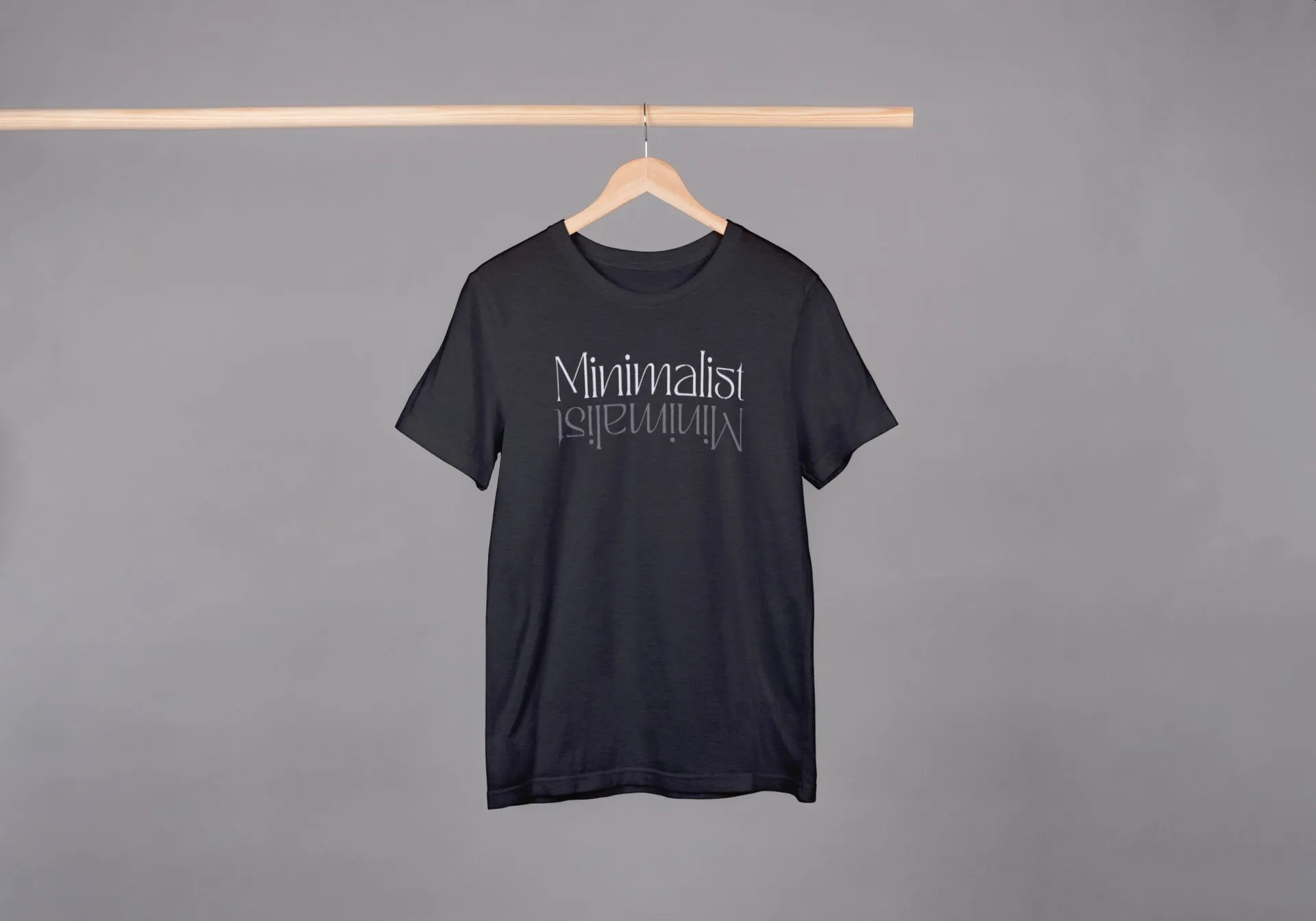 Minimalist Black Oversized Fit Unisex T-Shirt