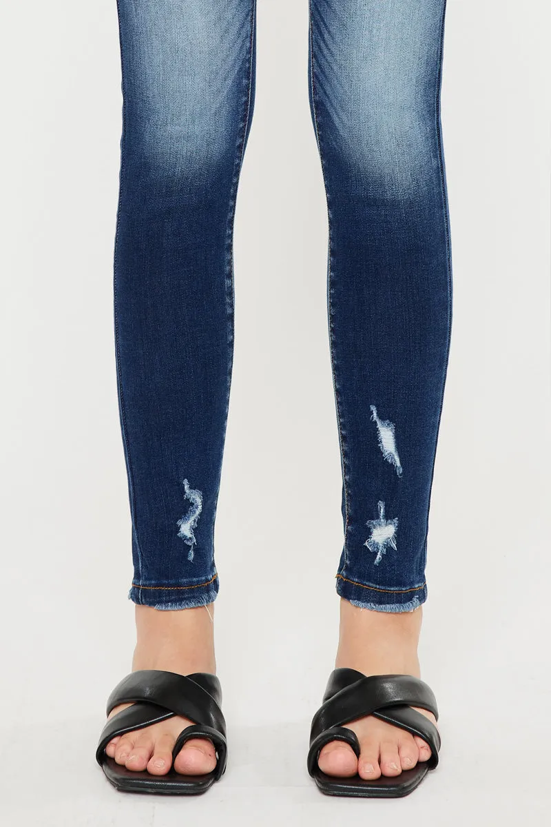 Molly Mid Rise Super Skinny Jeans