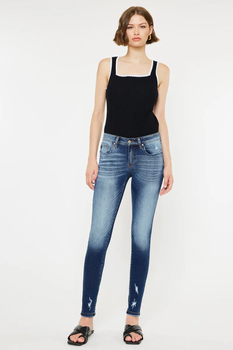 Molly Mid Rise Super Skinny Jeans