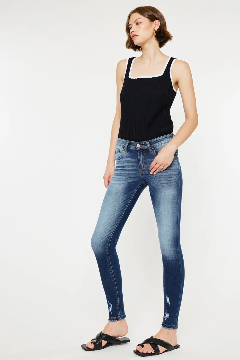 Molly Mid Rise Super Skinny Jeans