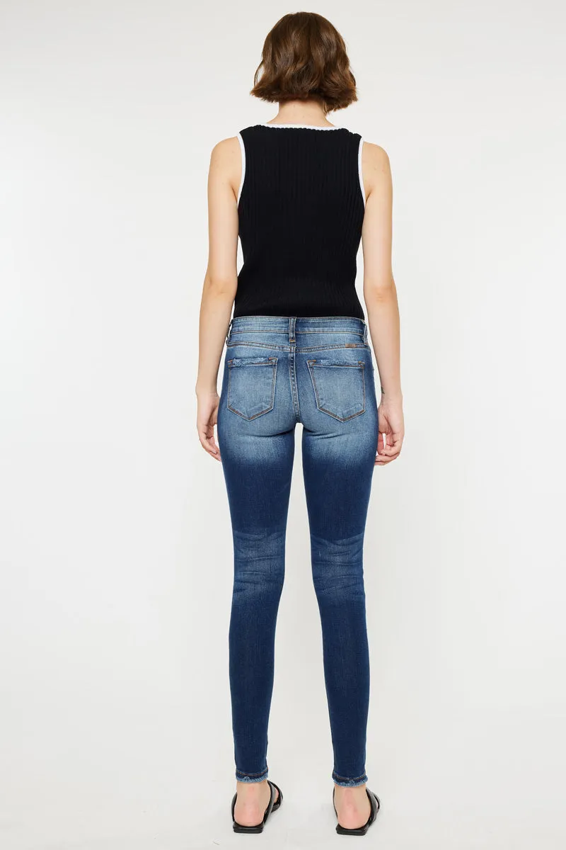 Molly Mid Rise Super Skinny Jeans