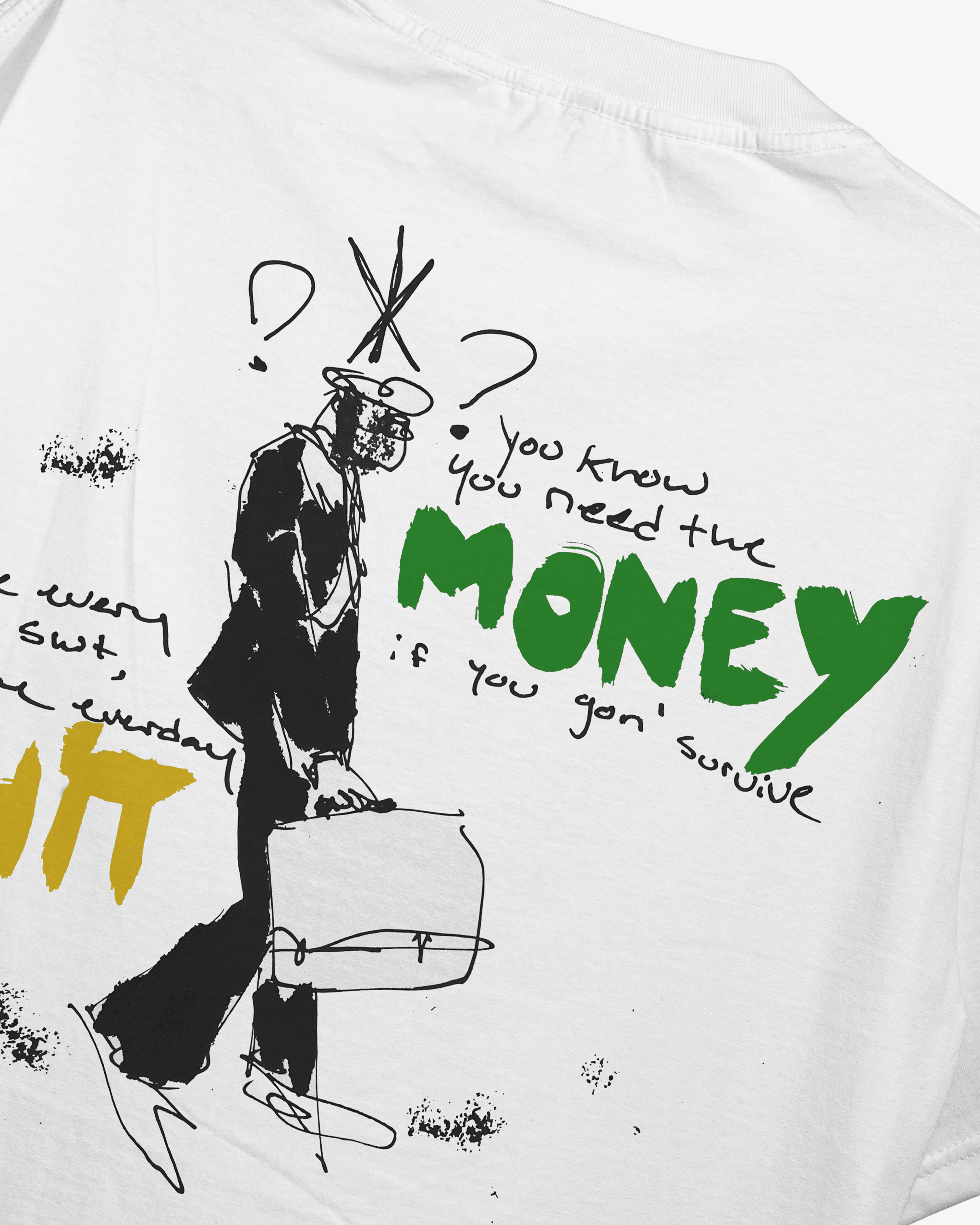 Money Shit Oversized Tshirt