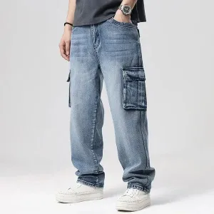 Monty Jora Denim Cargo Jeans