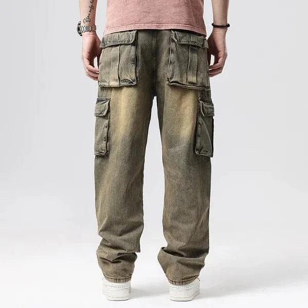 Monty Jora Denim Cargo Jeans