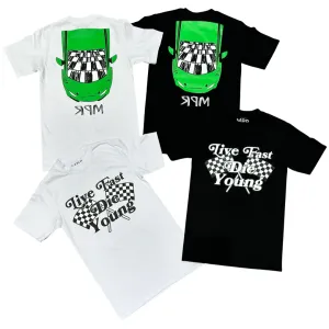 MPR “Live Fast Die Young” Black Oversized T-shirt