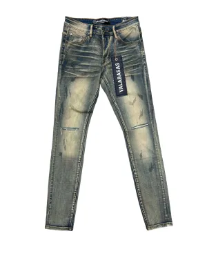 MR. CLEAN 2.0" BLU SPORCO DENIM SKINNY
