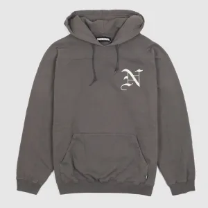 Neighborhood Logo Print  Hooded Sweat Shirt