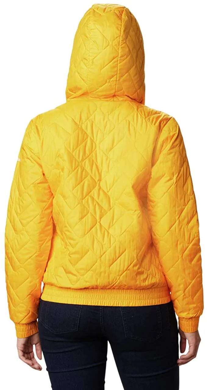 New Columbia Women's Sweet View Insulated Bomber in Marigold Yellow, Sz L! Retails $130 
