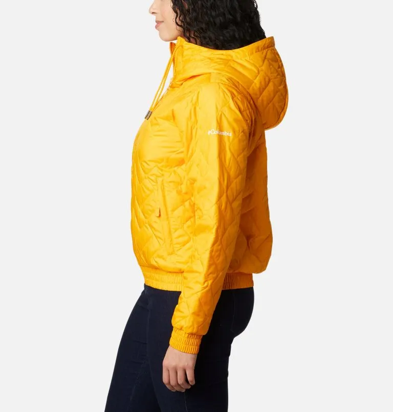 New Columbia Women's Sweet View Insulated Bomber in Marigold Yellow, Sz L! Retails $130 
