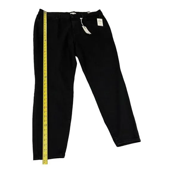 New‎ GOOD AMERICAN Good Legs Black Size 20/26 Inseam 29&quot; Ultimate Skinny Jeans