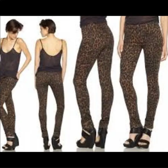 NEW Joe’s Jeans Wild Leopard Skinny Jeans