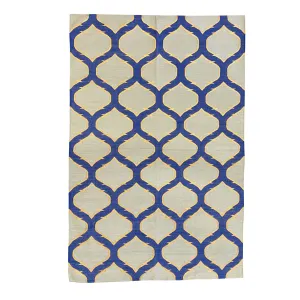 New Trellis Dhurrie Cotton Rug