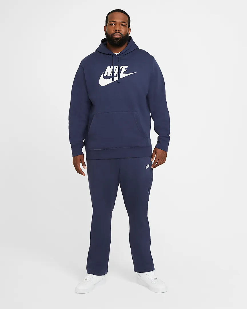Nike Sportswear Club Fleece Pullover Hoodie Midnight Navy/Midnight Navy/White
