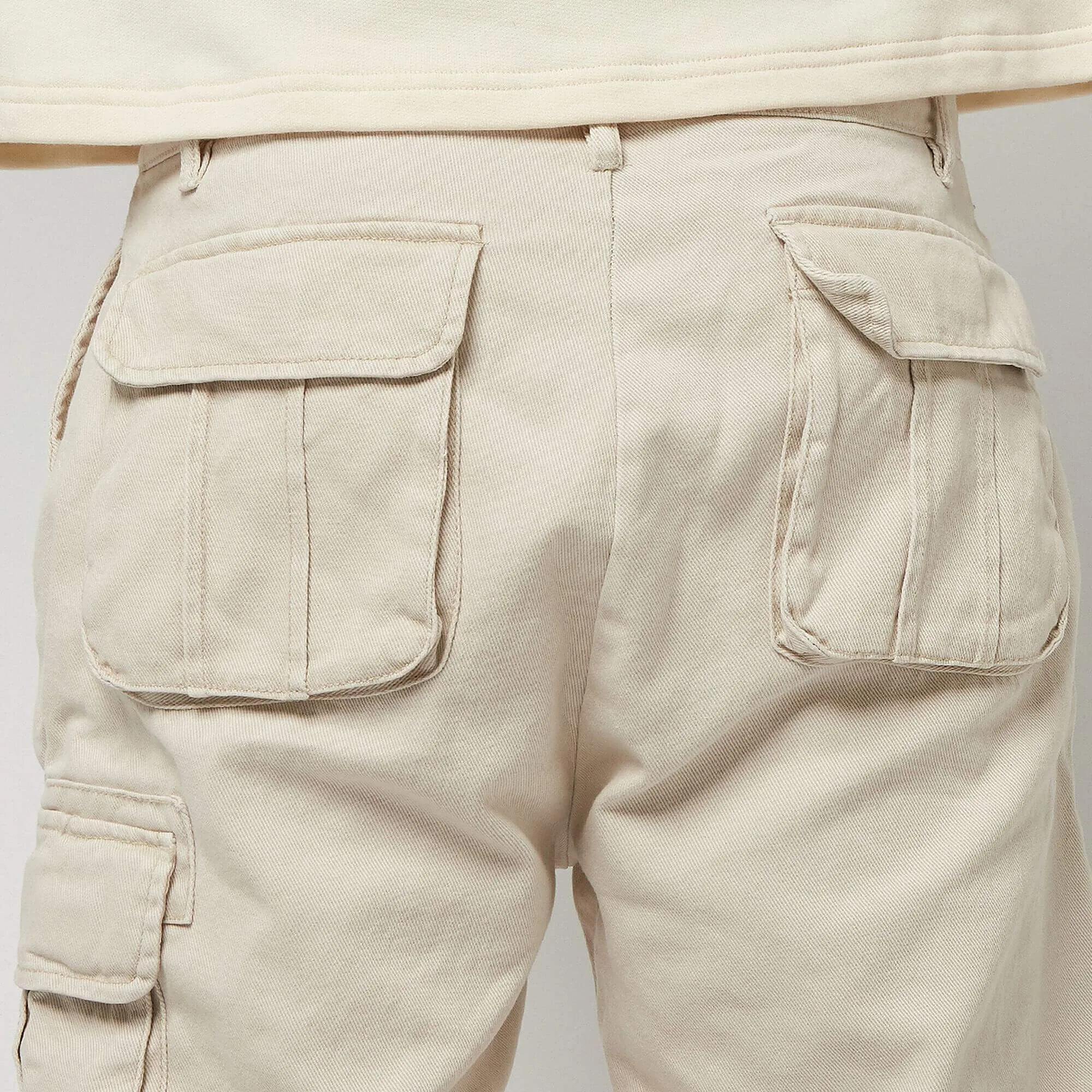 Nohavice Karl Kani KK OG Washed Cargo Pants sand oieskové