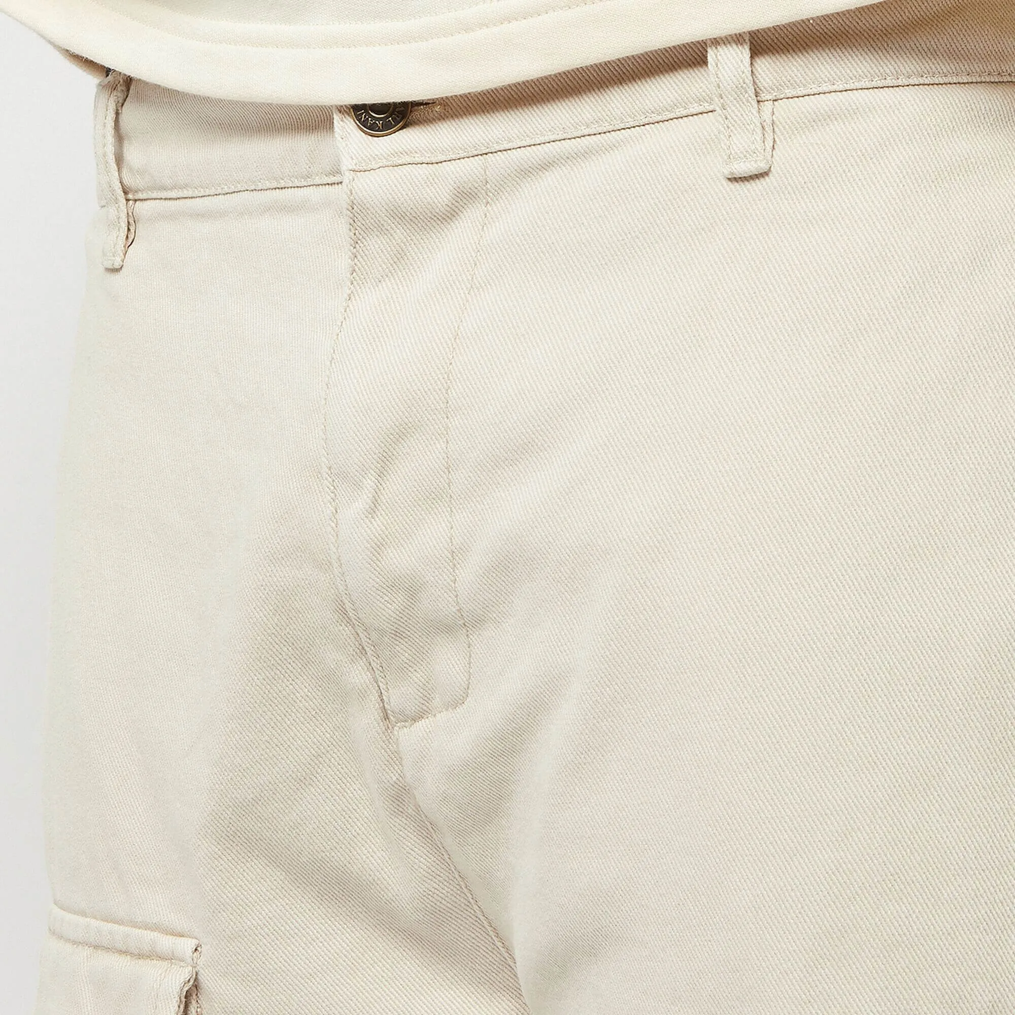 Nohavice Karl Kani KK OG Washed Cargo Pants sand oieskové