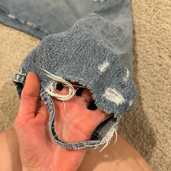NSF Distressed Denim Jeans Sz 30