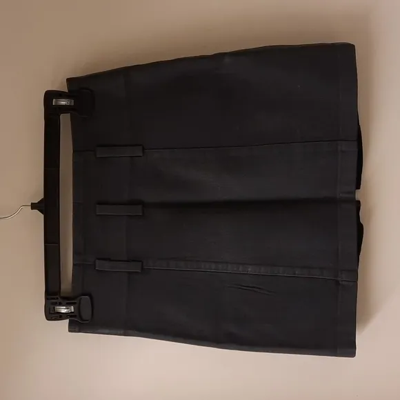 NWT, Carmar for LF Anne Gray Wax Coated Denim Skirt