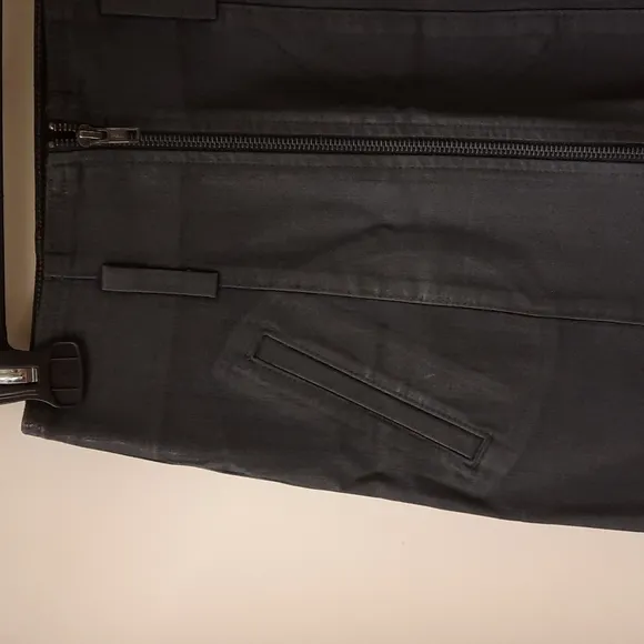 NWT, Carmar for LF Anne Gray Wax Coated Denim Skirt