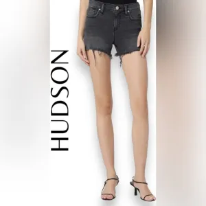NWT HUDSON Jeans Gemma Mid-Rise Cutoffs Shorts in Lady Luck Lady Luck 24
