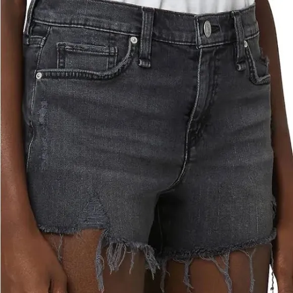 NWT HUDSON Jeans Gemma Mid-Rise Cutoffs Shorts in Lady Luck Lady Luck 24