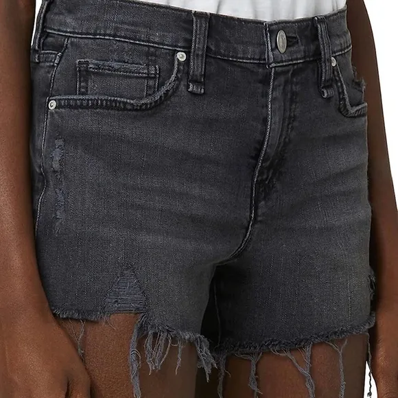 NWT HUDSON Jeans Gemma Mid-Rise Cutoffs Shorts in Lady Luck Lady Luck 24