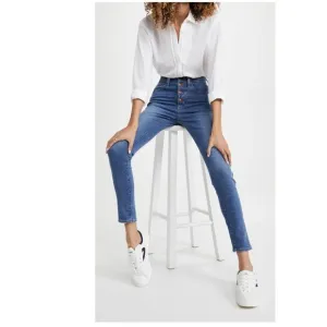 NWT Madewell Women's 10'' High Rise Skinny Button Front Jeans