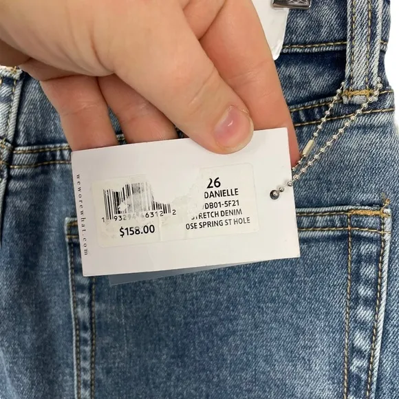 NWT WeWoreWhat X Revolve Danielle High-Rise Vintage Straight Jeans
