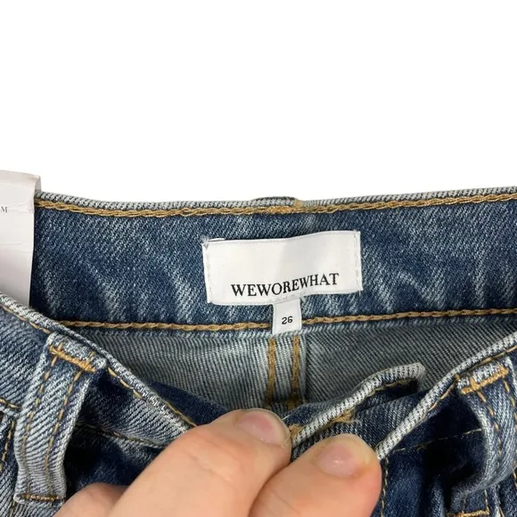 NWT WeWoreWhat X Revolve Danielle High-Rise Vintage Straight Jeans