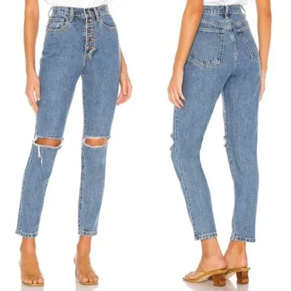 NWT WeWoreWhat X Revolve Danielle High-Rise Vintage Straight Jeans