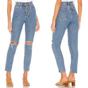 NWT WeWoreWhat X Revolve Danielle High-Rise Vintage Straight Jeans